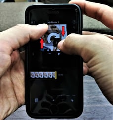 iMovieを使って、iPhoneで動画を回転させる