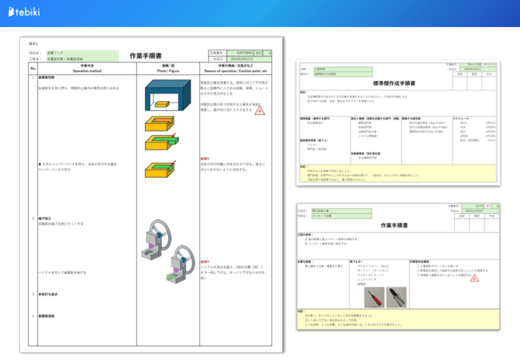 【無料DL可能】SOP（標準作業手順書）のテンプレート/フォーマット