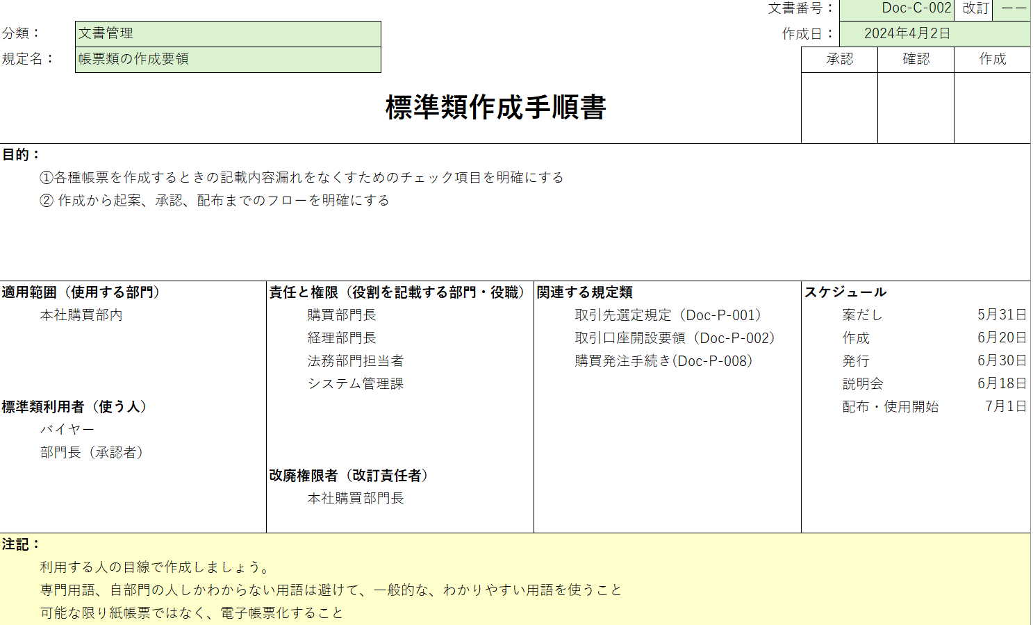 作業手順書の正しい作り方」とは？テンプレートや作成例も紹介