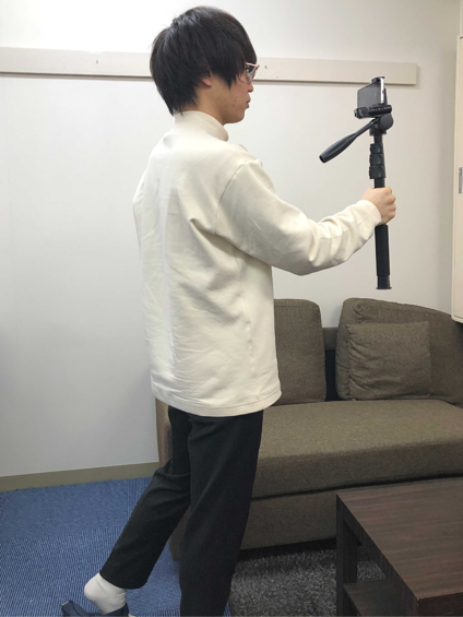 一脚持って撮影